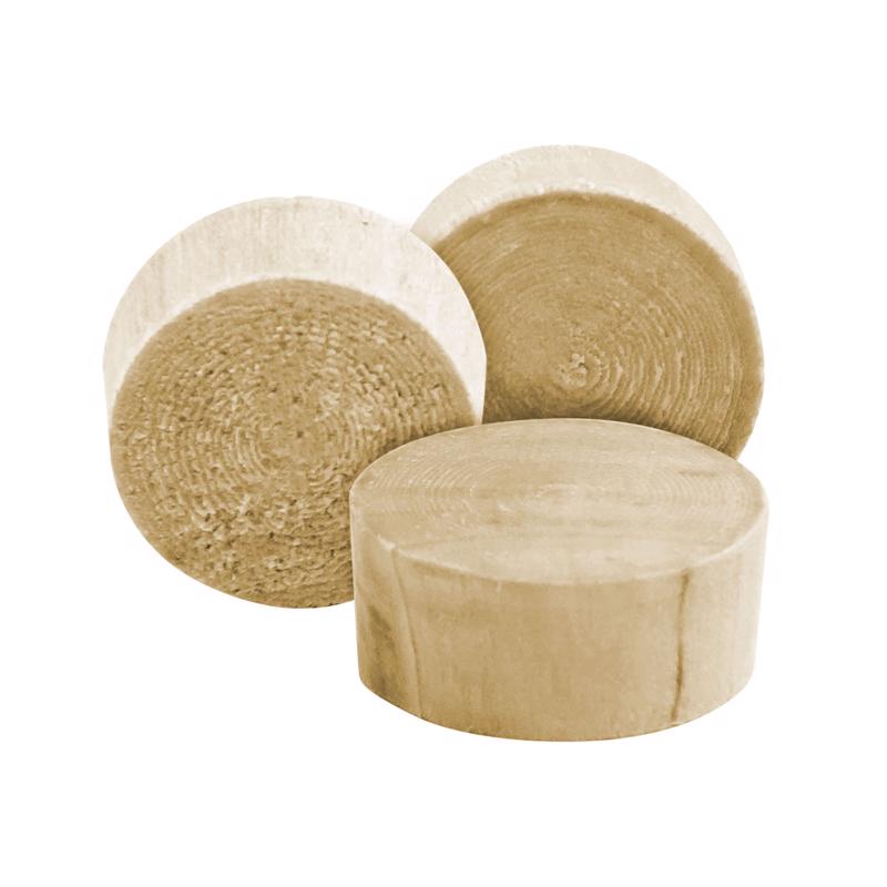 HEAD PLG FLT BIRCH 3/8"