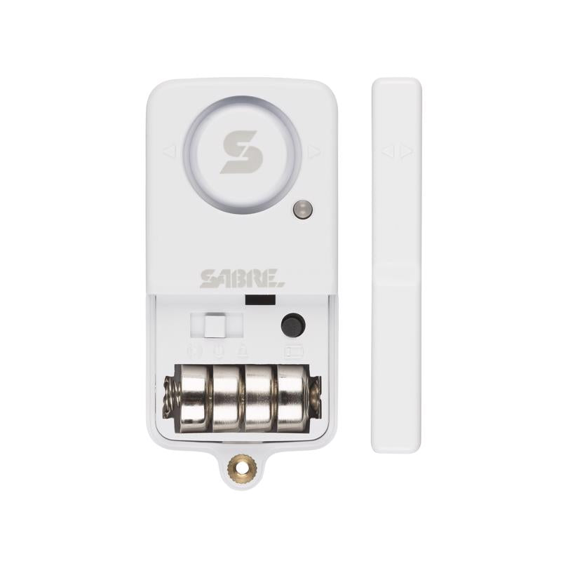 Sabre Battery Powered Indoor White Door Alarm