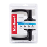 Kwikset Matte Black Privacy Lever Right or Left Handed