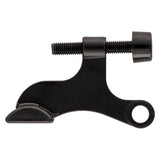 National Hardware 0.65 in. W X 2.53 in. L Zinc Matte Black Hinge Pin Door Stop Mounts to door 0.66 i