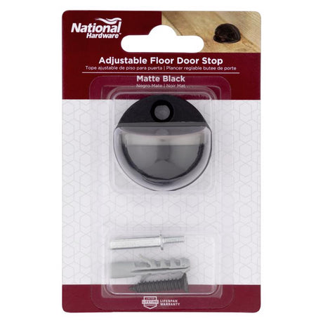 FLOOR DOOR STOP MT BLK
