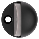 National Hardware Metal Matte Black Door Stop Mounts to floor 1.31 in.