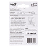 National Hardware Metal Matte Black Door Stop Mounts to floor 1.31 in.