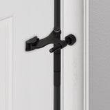 National Hardware 0.65 in. W X 2.53 in. L Zinc Matte Black Hinge Pin Door Stop Mounts to door 0.88 i