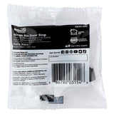 National Hardware Zinc Matte Black Hinge Pin Door Stop Mounts to door 0.63 in.