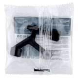 National Hardware Zinc Matte Black Hinge Pin Door Stop Mounts to door 0.63 in.