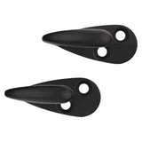 National Hardware Medium Matte Black Metal 3.94 in. L Rope/Tarp Hook 35 lb 2 pk