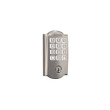 Schlage Arrive Satin Nickel Steel Wi-Fi Deadbolt with Camelot Trim