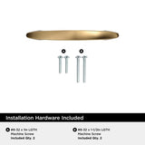 Amerock Contemporary Arch Cabinet Pull 3 in. Champagne Bronze Gold 1 pk
