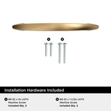 Amerock Contemporary Arch Cabinet Pull 3-3/4 in. Champagne Bronze Gold 1 pk