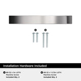 Amerock Parabolic Contemporary Cabinet Pull 3-3/4 in. Polished Chrome Silver 1 pk