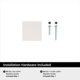 Amerock Chamfered Edge Contemporary  Square Cabinet Knob 1 in. Polished Chrome 1 pk