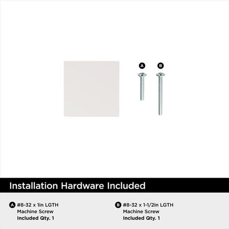 Amerock Chamfered Edge Contemporary  Square Cabinet Knob 1 in. Polished Chrome 1 pk