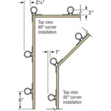 Simpson Strong-Tie ZMax 6 in. H X 1.5 in. W 12 Ga. Galvanized Steel Pipe Grip Tie