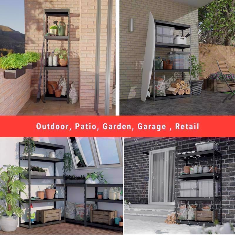 Ar Shelving All Road / Outdoor shelving 71 in. H X 29.5 in. W X 20 in. D Steel Shelving Unit