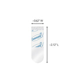 3M Command Small Plastic Refill Strips 2.12 in. L 16 pk