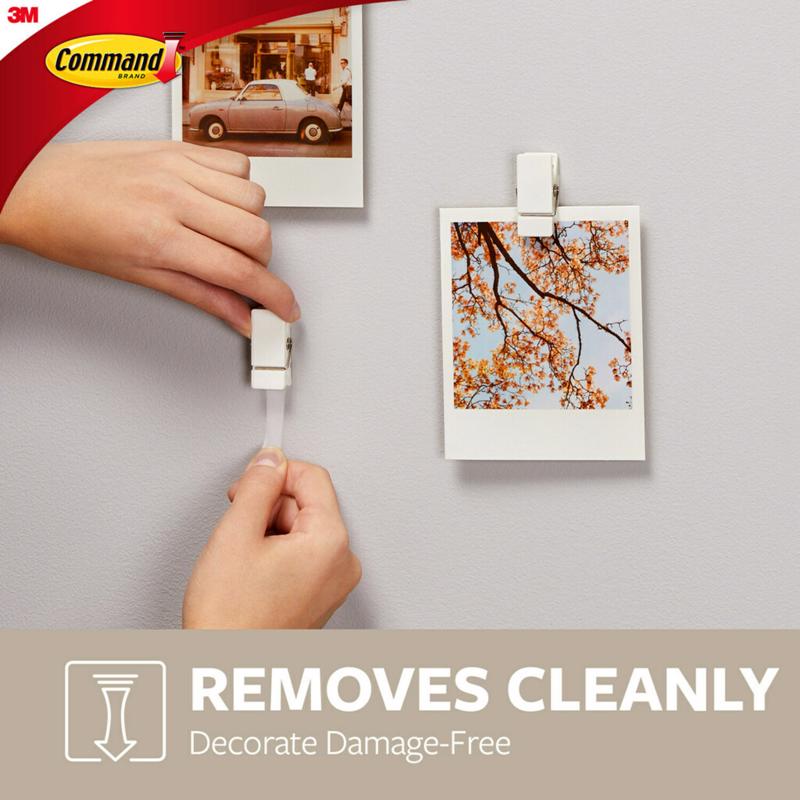 3M Command Medium Plastic Spring Clip 1.5 in. L 8 pk