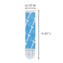 3M Command Large Foam Strips 3.65 in. L 8 pk