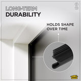 M-D Building Products Black Rubber Top & Sides Door Seal For Door Jambs 81 in. L X 0.62 in.