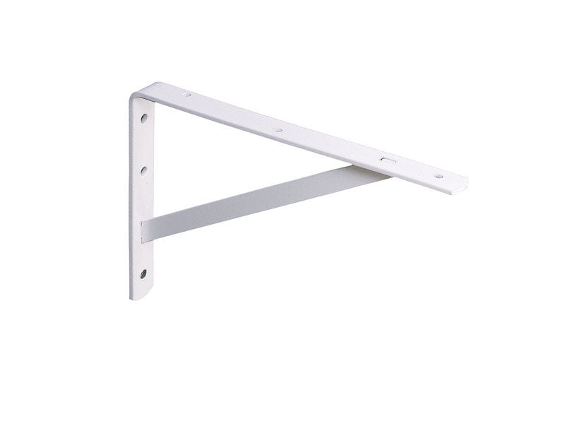 BRACKET SHELF "L" 16 WHT
