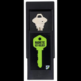 KeyStart ABS Plastic/Magnet/Stainless Steel Black Magnetic Key Holder