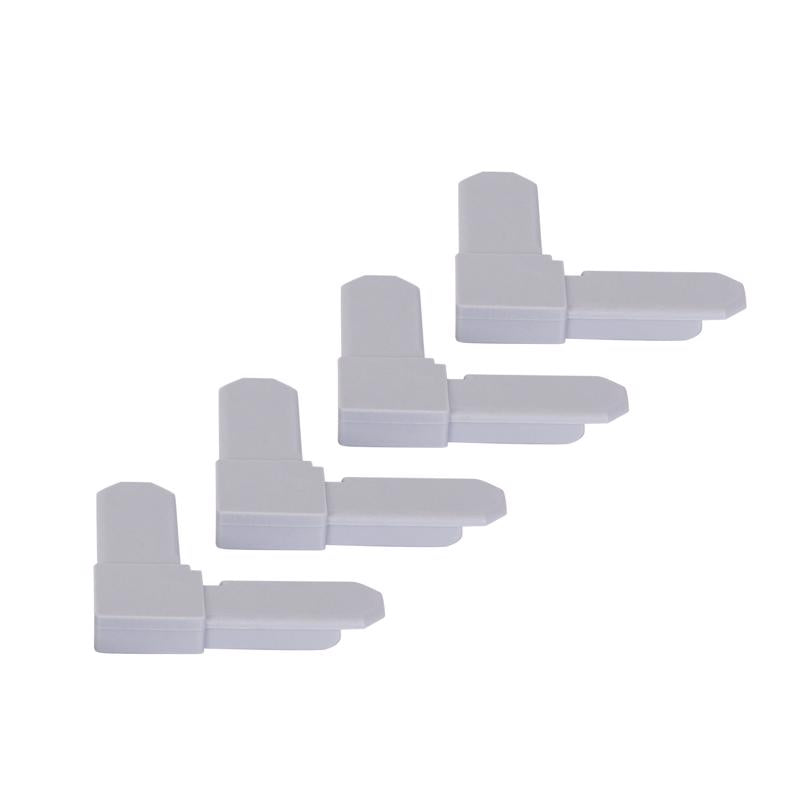 M-D Building Products Gray Plastic Frame Corners 5/16 in. H 100 pk