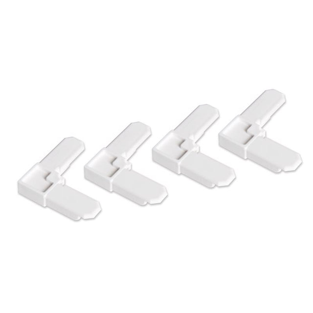 M-D Building Products White Plastic Frame Corners 3/8 in. H 100 pk