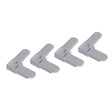 M-D Building Products Gray Plastic Frame Corners 3/8 in. H 100 pk
