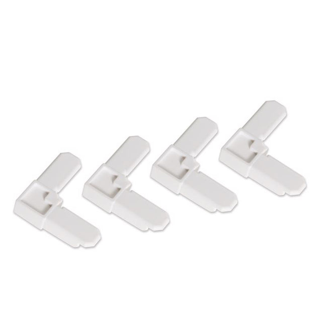 M-D Building Products White Plastic Frame Corners 7/16 in. H 1 pk