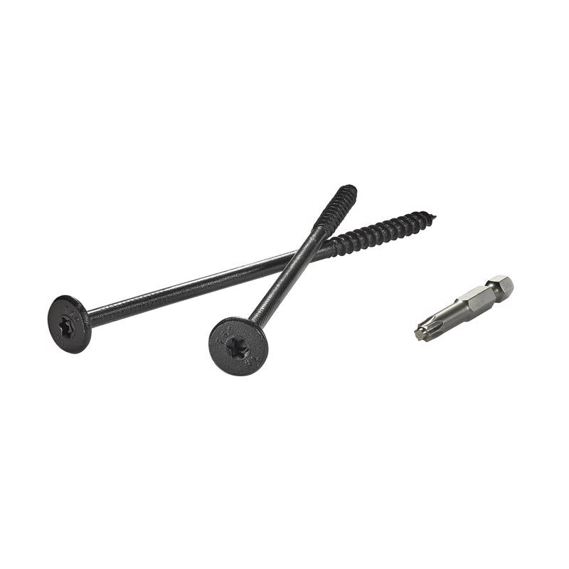 FastenMaster Headlok 6 in. L Torx Ttap T30 Coarse Structural Wood Screws 12 pk