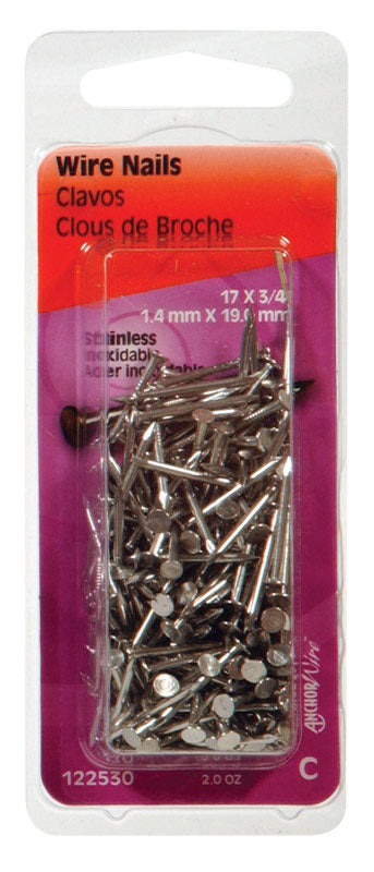 NAIL 3/4X17 STAINLESS