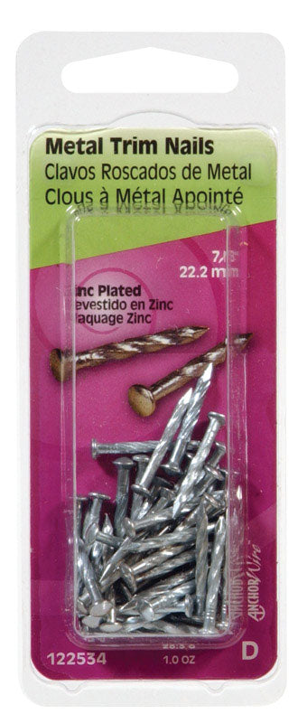 NAIL 7/8" METAL TRIM ZP