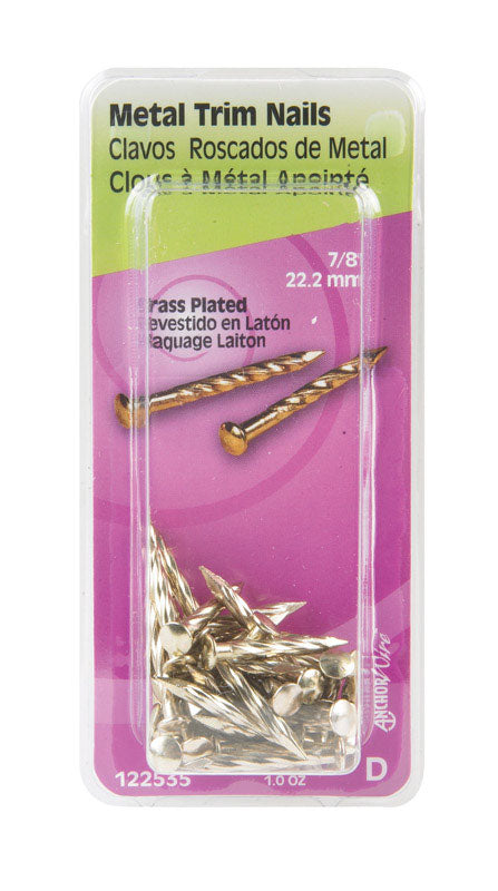 NAIL 7/8" METAL TRIM BP