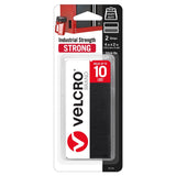 VELCRO 2"X4"IND STR BLK