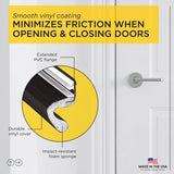 M-D BUILDING PRODUCTS Black Foam/Vinyl Weatherstrip For Doors 81 in. L X 0.5 in.