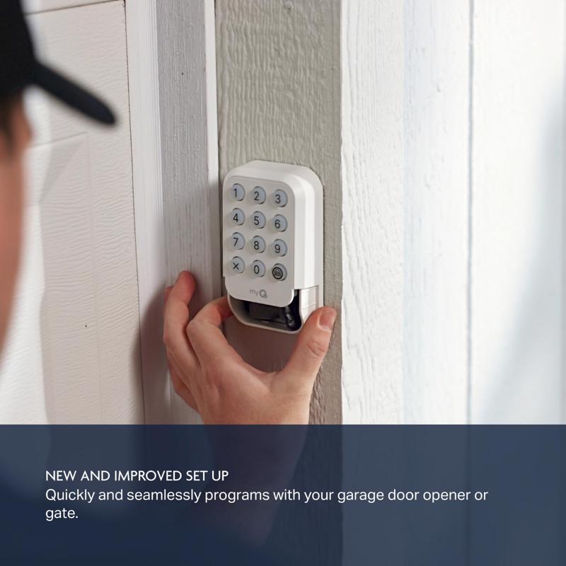 Chamberlain myQ 1 Door Wireless Keyless Entry For All Chamberlain, Liftmaster, and Craftsman Garage