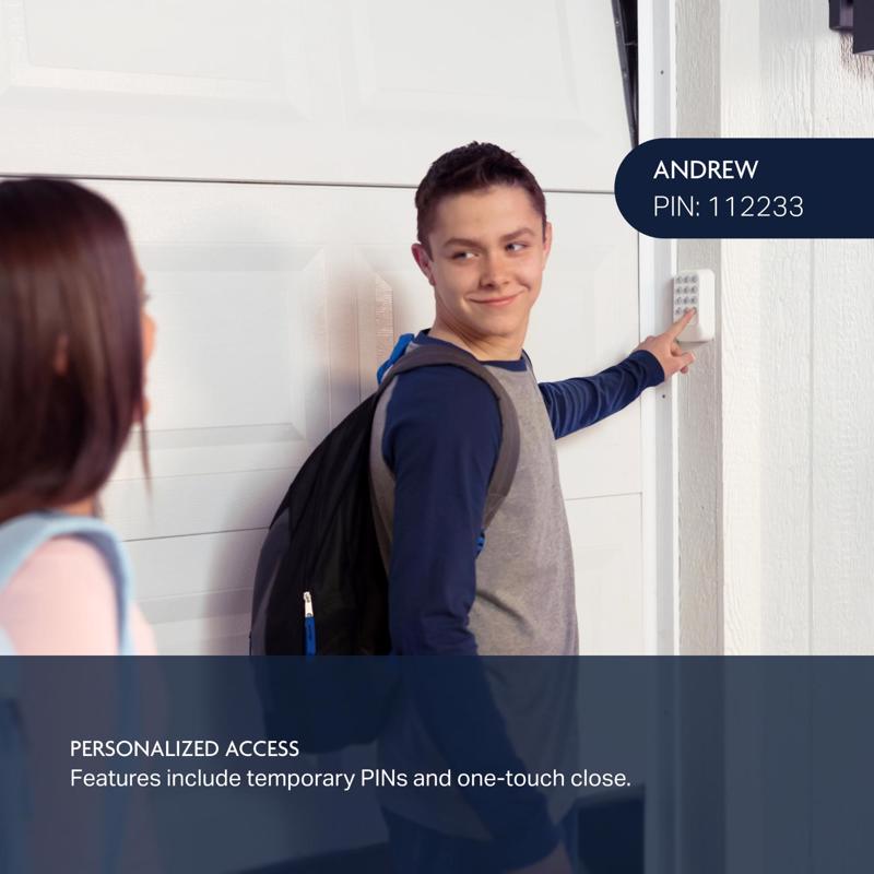 Chamberlain myQ 1 Door Wireless Keyless Entry For All Chamberlain, Liftmaster, and Craftsman Garage
