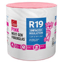 Owens Corning 23 in. W X 470 in. L X 6.25 in. 19 Unfaced Fiberglass Insulation Roll 75.07 sq ft