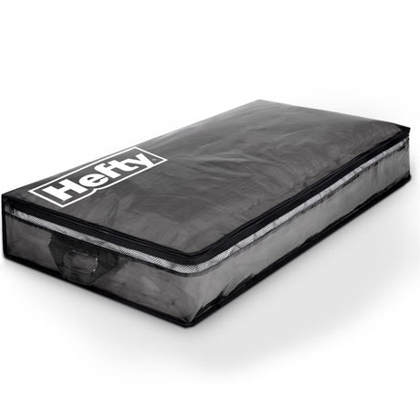 Hefty Underbed Black/Clear Storage Bag 6 in. H X 39 in. W X 20 in. D