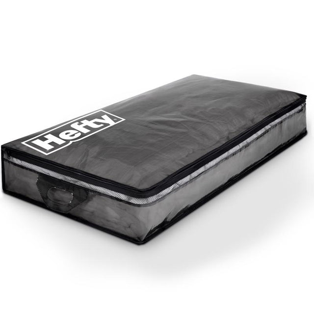 Hefty Underbed Black/Clear Storage Bag 6 in. H X 39 in. W X 20 in. D