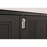 Suncast Cabinet 80.25 in. H X 40 in. W X 20.25 in. D Black Resin 2-Door Cabinet