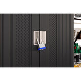 Suncast Cabinet 80.25 in. H X 40 in. W X 20.25 in. D Black Resin 2-Door Cabinet