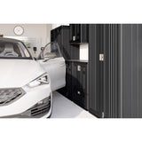 Suncast Cabinet 80.25 in. H X 40 in. W X 20.25 in. D Black Resin 2-Door Cabinet