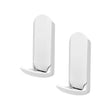 Gator Magnetics MINI White Metal/Steel Magnetic Hooks 15 lb. cap. 2 pk