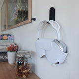 Gator Magnetics MINI White Metal/Steel Magnetic Hooks 15 lb. cap. 2 pk