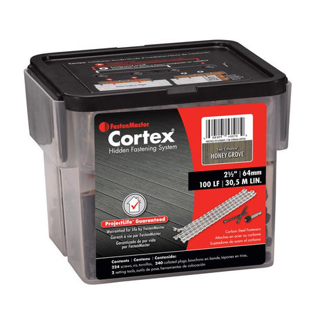 FastenMaster Cortex No. 10 each X 2-1/2 in. L Torx Ttap Button Head Deck Screws 224 pk