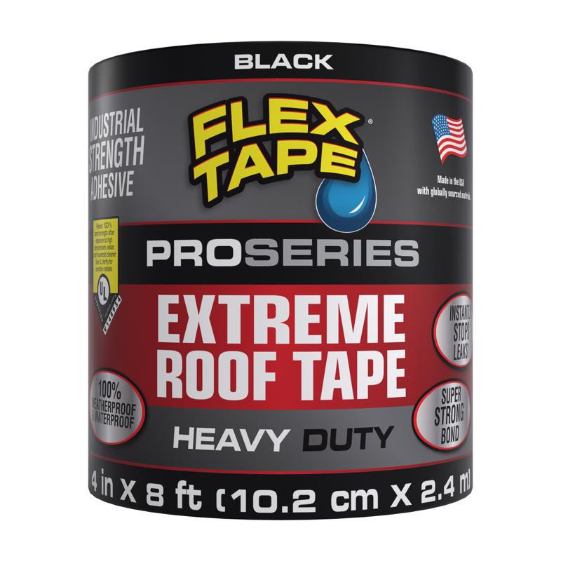 Flex Seal Family of Products Flex Tape Pro Series 4 in. W X 8 ft. L Black Waterproof Repair Tape 1 p