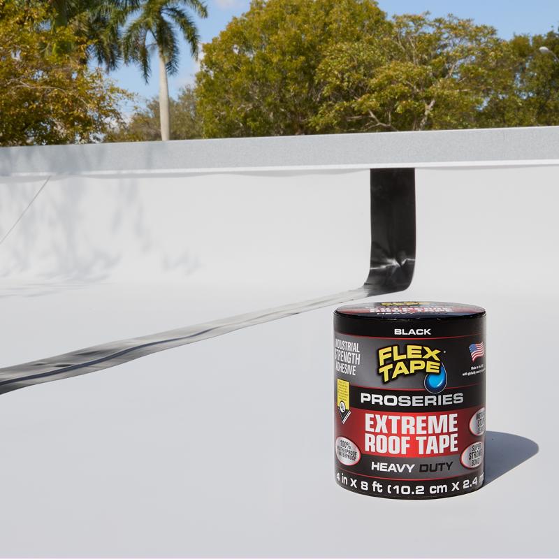 Flex Seal Family of Products Flex Tape Pro Series 4 in. W X 8 ft. L Black Waterproof Repair Tape 1 p