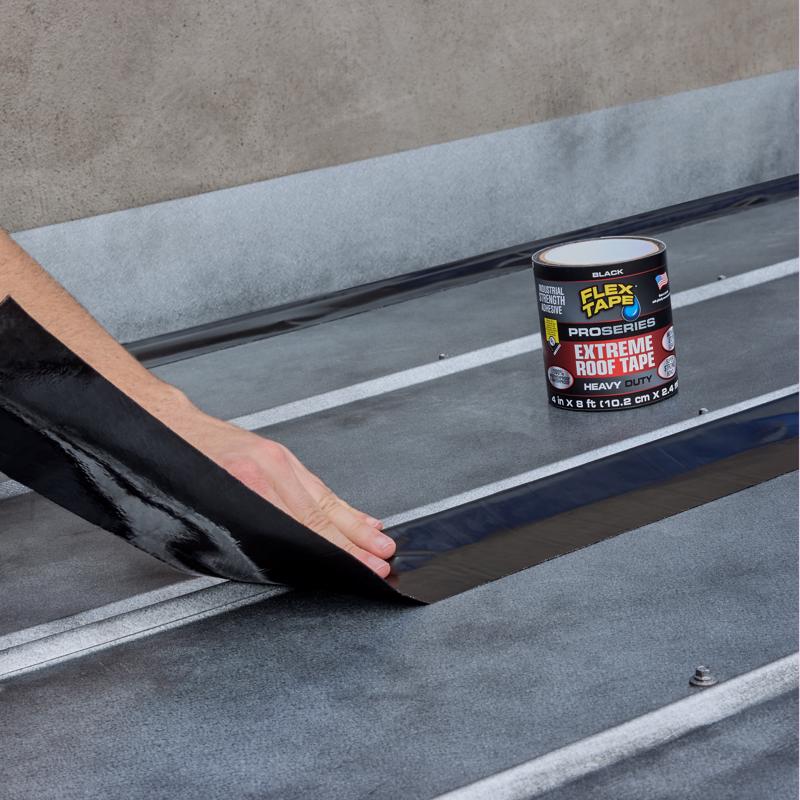 Flex Seal Family of Products Flex Tape Pro Series 4 in. W X 8 ft. L Black Waterproof Repair Tape 1 p
