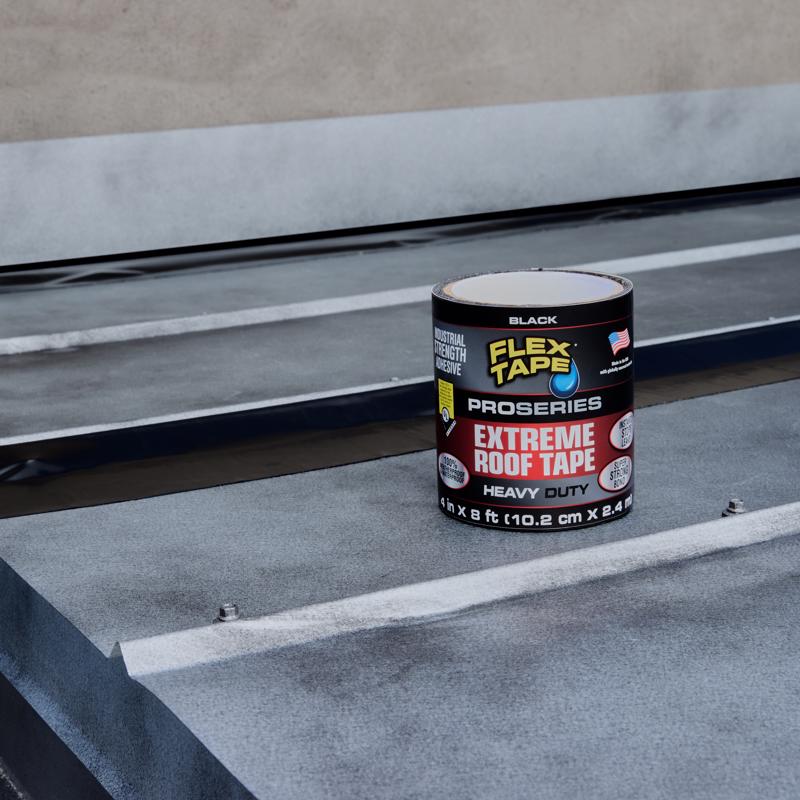 Flex Seal Family of Products Flex Tape Pro Series 4 in. W X 8 ft. L Black Waterproof Repair Tape 1 p